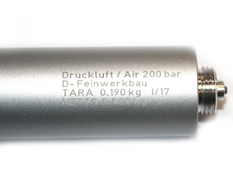 Lufttub till FEINWERKBAU PISTOL  (silver i lager) - 3