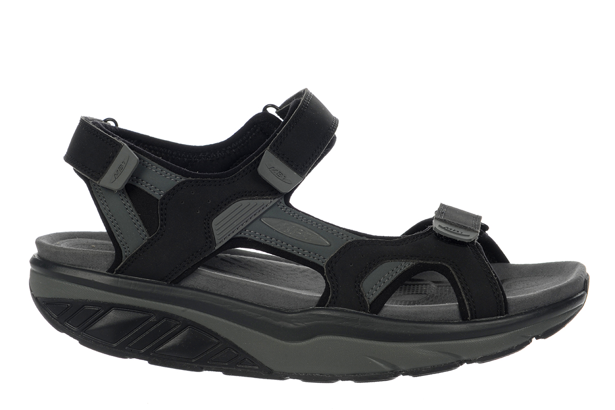 MBT SAKA 6S SPORT Black Charcoal gray. Sandaler Herr. Eurostl 41-47