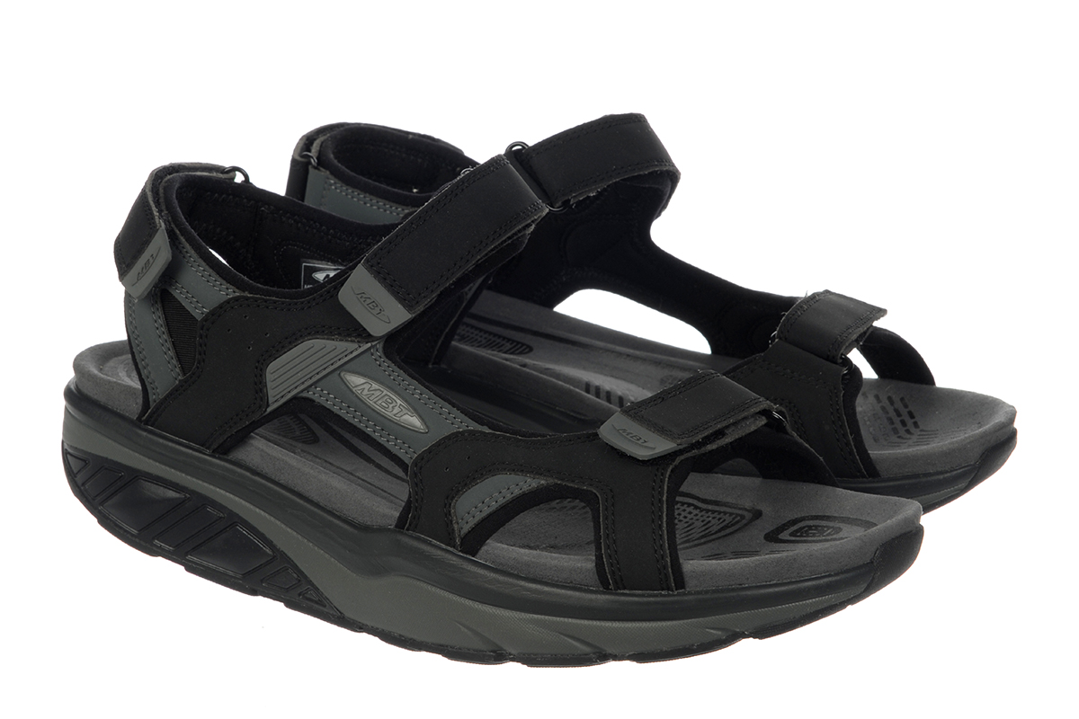 MBT SAKA 6S SPORT Black Charcoal gray. Sandaler Herr. Eurostl 41-47 - 2