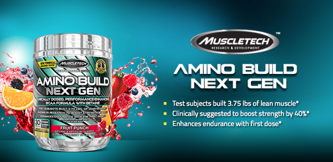 MuscleTech Amino Build Next Gen, 280g. Icy Rocket Freeze