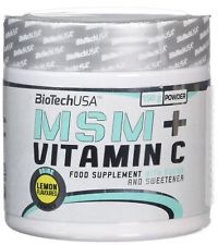 BioTech USA MSM + Vitamin C, 150g.