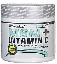 BioTech USA MSM + Vitamin C, 150g.