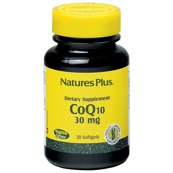 Nature's Plus CoEnzyme Q10, 30mg. 60 kapsl.