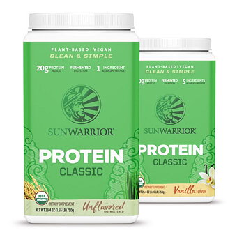 SunWarrior Classic Raw Protein, 750g. Chocolate