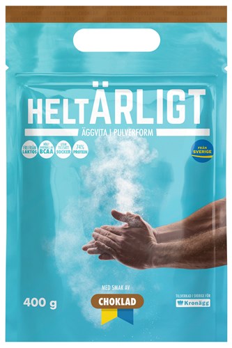 HeltÄrligt Äggvitepulver, 400g. Choklad