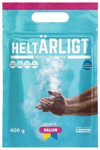 HeltÄrligt Äggvitepulver, 400g. Hallon