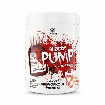 Swedish Supplements Bloody Pump, 300g. Peach Mango
