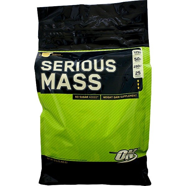 Optimum Nutrition Serious Mass, 5455g. Banana