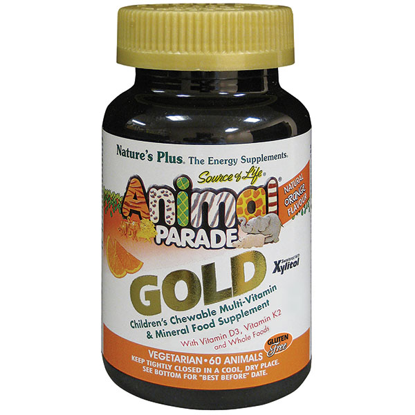 Nature's Plus Animal Parade GOLD Barn Multivitamin, 60 tabl. Blandade smaker