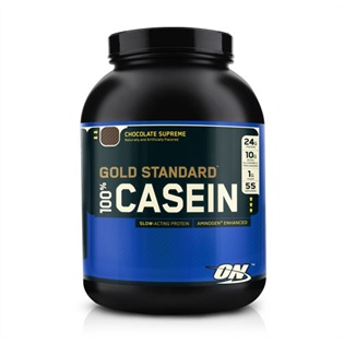Optimum Nutrition 100% Gold Standard Casein, 1,8kg.  Jordgubb