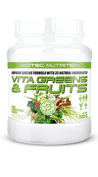 Scitec Nutrition Vita Greens & Fruits, 600g. Pear Lemongrass