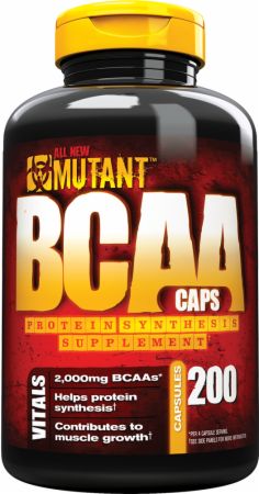 Mutant Nutrition BCAA, 200 kapsl.