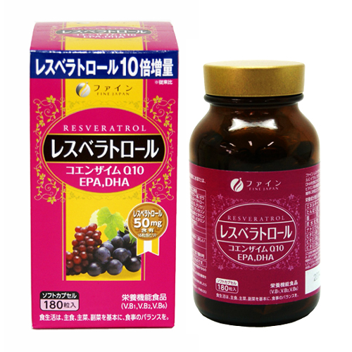 Resveratrol, 180 kapsl.