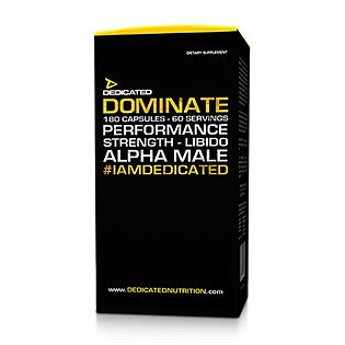 Dedicated Nutrition Dominate, 180 kapsl.