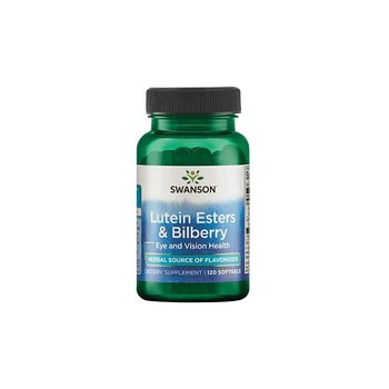 Swanson Lutein Esters & Billberry, 120 kapsl.