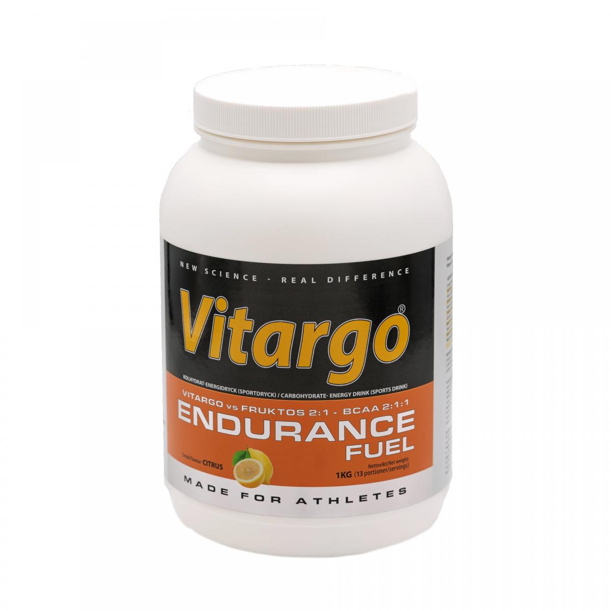 Vitargo Endurance Fuel, 1kg. Citrus inkl Shaker