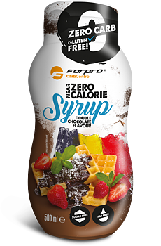 ForPRO Near Zero Calorie Dessert Syrup, 500ml. Double Chocolate