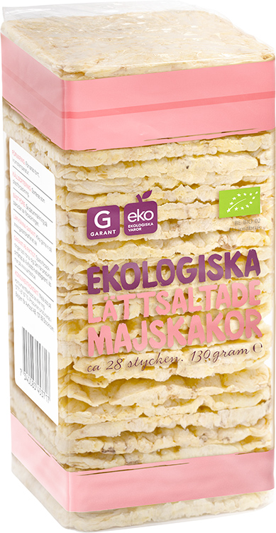 GARANT Ekologiska Majskakor, 6x130g. 