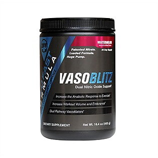 Build Fast Formula VASO BLITZ, 465g. Blue Raspberry