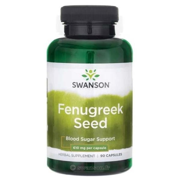 Swanson Herbal Supplement Fenugreek (Bockhornsklöver), 90 kapsl.