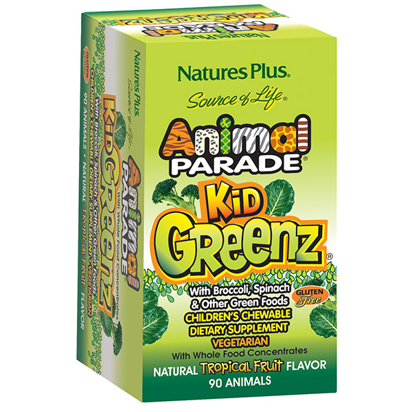 Nature's Plus Animal Parade KidGreenz Chewable, 90 tabl.
