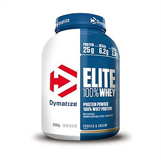 Dymatize Elite 100% Whey, 2,1kg. Cookies & Cream