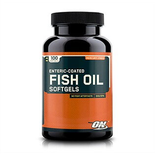 Optimum Nutrition Enteric-Coated Fish Oil, 100 kapslar