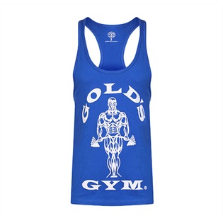 Gold's Gym Muscle Joe Premium Stringer Vest, Royal Blue Medium