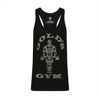 Gold's Gym Muscle Joe Tonal Panel Stringer, Black/Charcoal  Large
