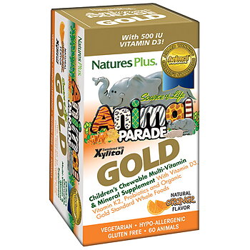 Nature's Plus Animal Parade GOLD Barn Multivitamin, 120 tabl. Apelsin