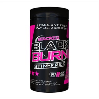 Stacker2 Black Burn Stim-Free, 90 kapsl.
