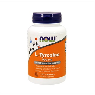 Now Foods L-Tyrosine, 500mg 120 kapsl.