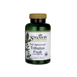 Swanson Full Spectrum Tribulus Fruit, 500mg. 90 kapsl.