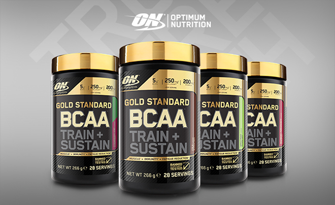 Optimum Nutrition Gold Standard BCAA Train & Sustain, 266g. Peach Passionfruit