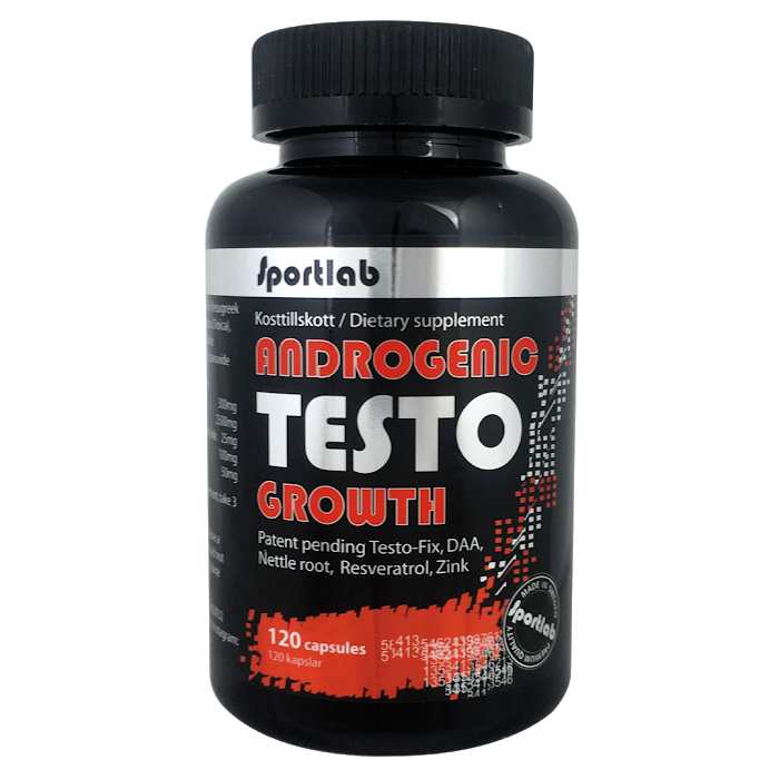 Sportlab Androgenic Testo Growth, 120 kapsl.