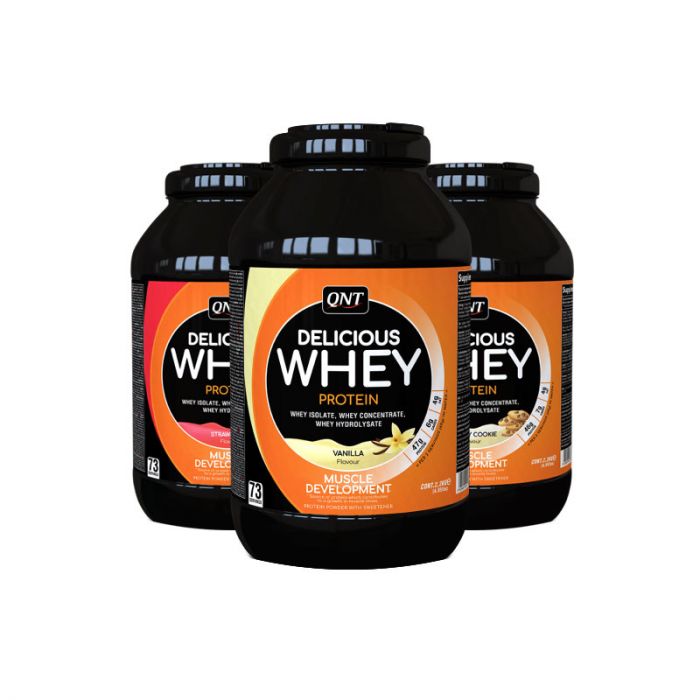 QNT Delicious Whey, 2.2kg. Belgian Chocolate