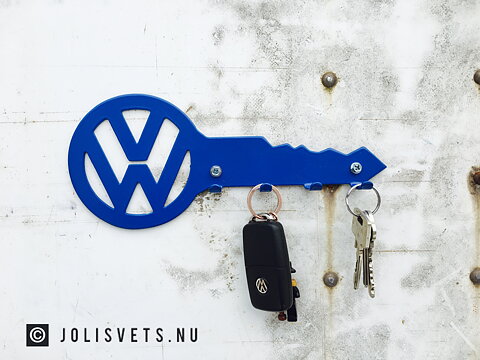 Vw nyckel blå