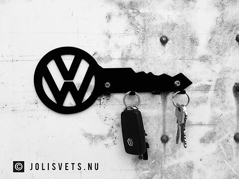 Vw nyckel svart