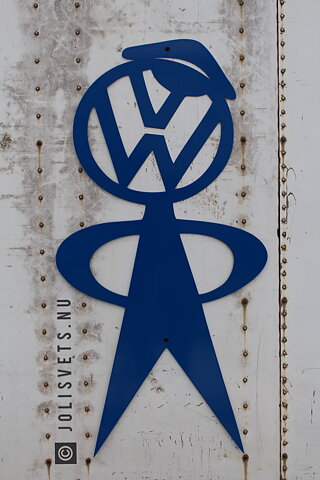 Väggskylt VW gubbe 
