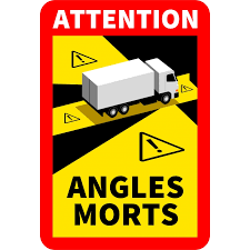 Decals for trucks "Angles Morts" 1:24 Waterslide decals 4-pcs
