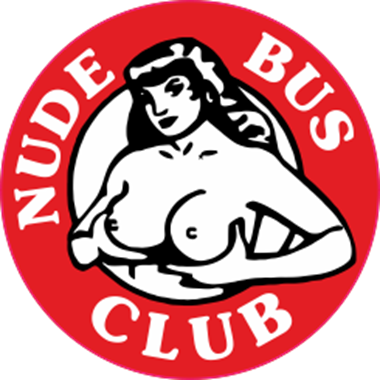 Window decals Nude Bus Club round decals 5-pack 