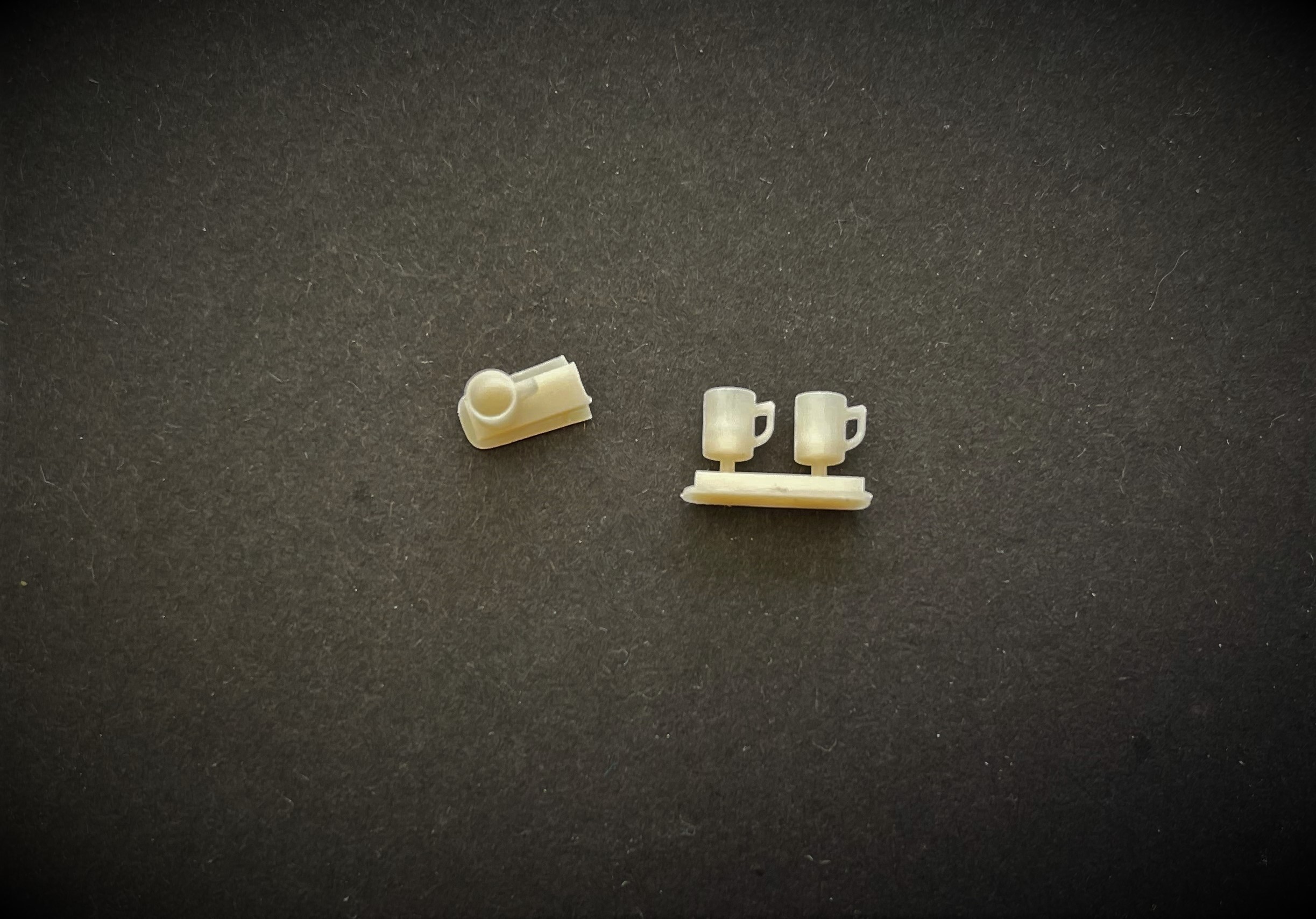 Kaffe mugg 1:24 Resin 2-pack