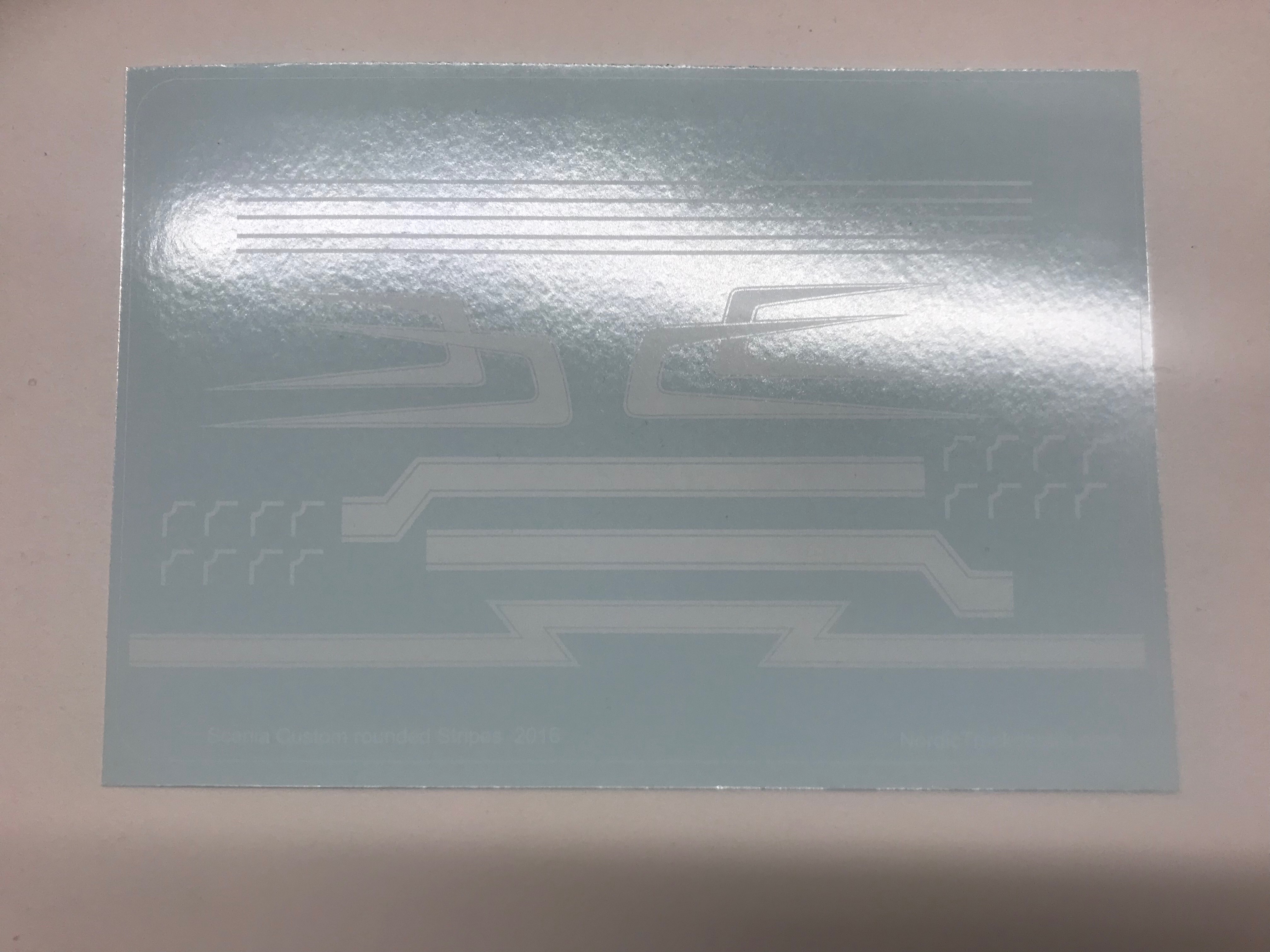 Scania R Soft Bend  Lines Holland Style  Decals Kit