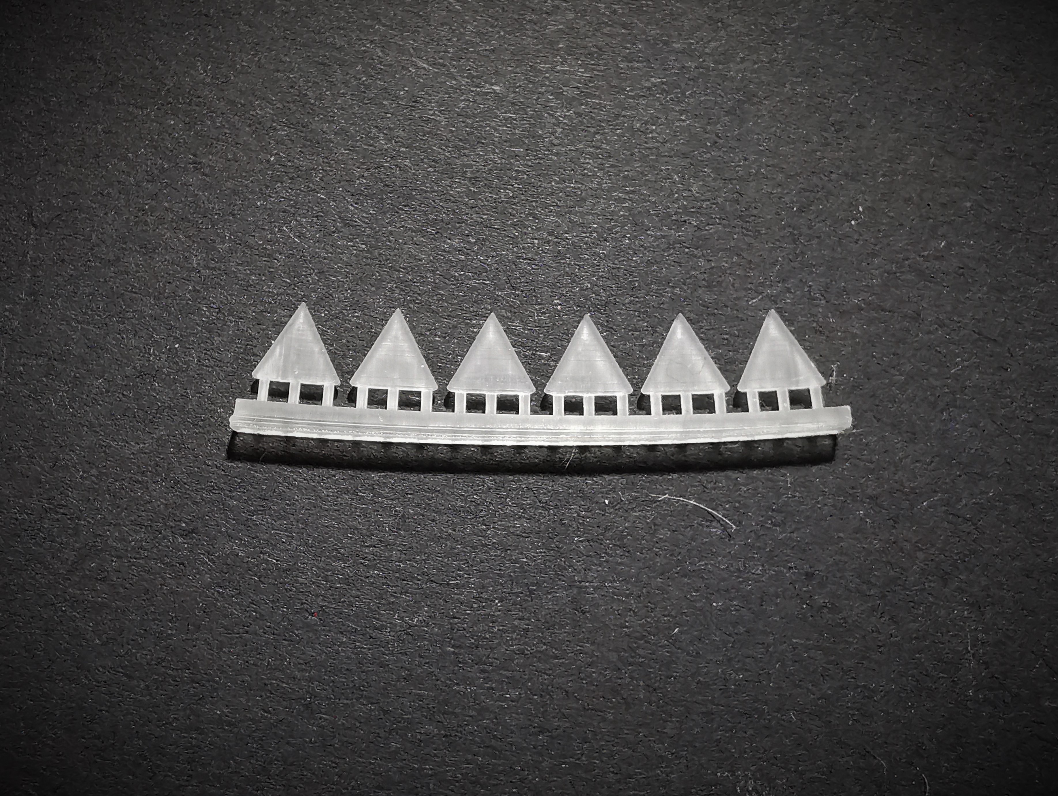 Triangle reflex for trailers 6-pack  1:24 Resin