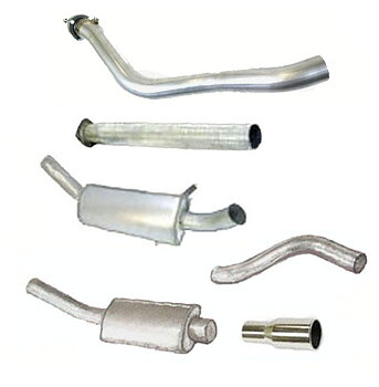 SPORTAVGASSYSTEM 3" ALU Superflow med Framrör SAAB 900 1987-1993