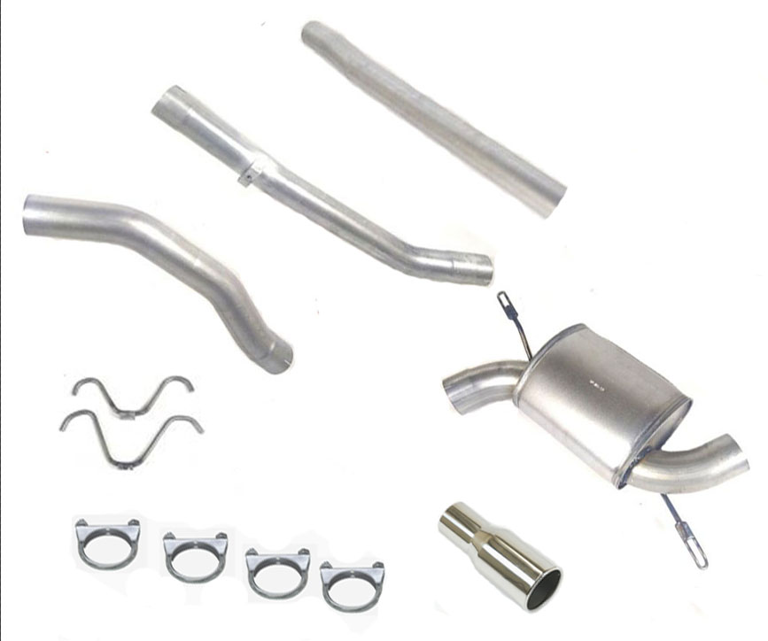 SPORTAVGASSYSTEM 3"  Rostfritt -1 dämpare - VOLVO 850/70 I-ser 