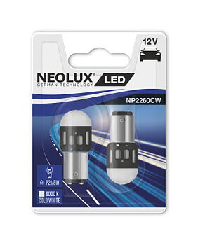 LED LAMPOR  P21/5W  6000K , NEOLUX 12V - 2 st