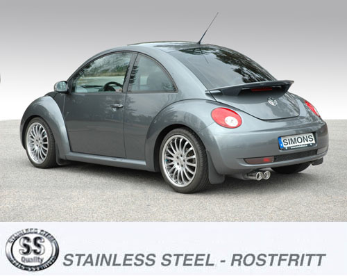 SPORTAVGASSYSTEM 2,5"  AUDI A3 96-03 / VW Beetle/ VW Golf 4 96-  - 4