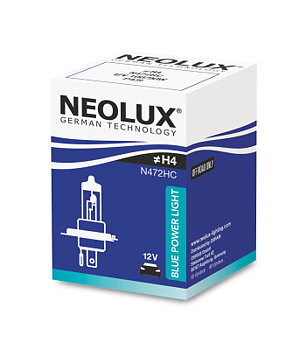 H4 NEOLUX BLUE Power Light 100/90W 