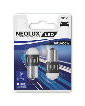 LED LAMPOR P21W  6000K, NEOLUX 12V - 2 st